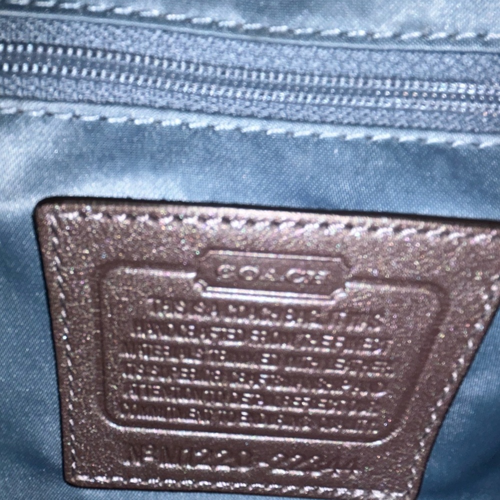 Coach Gray Signature Tote Bag - Picture 4 of 7